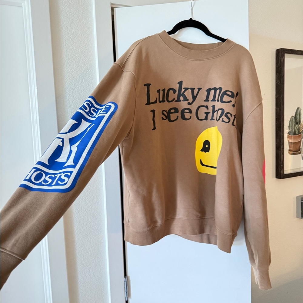 Lucky me I see ghosts crewneck